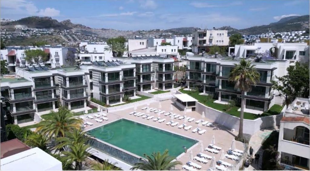 Ajyad Hills Bodrum konut projesinin genel görünümü